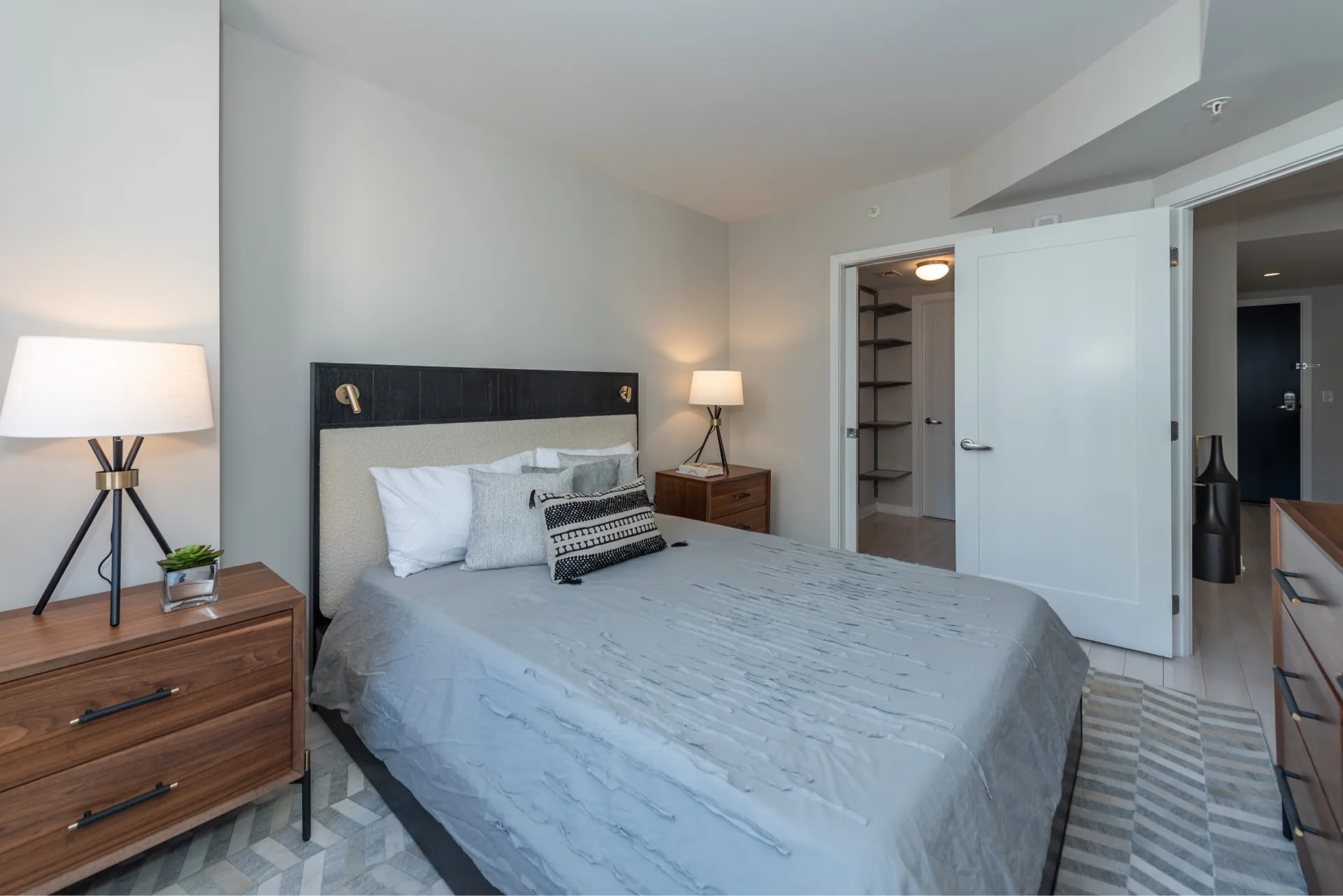 Bedroom with lots of natural light
